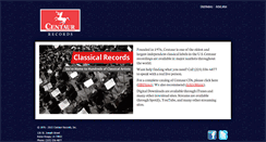 Desktop Screenshot of centaurrecords.com